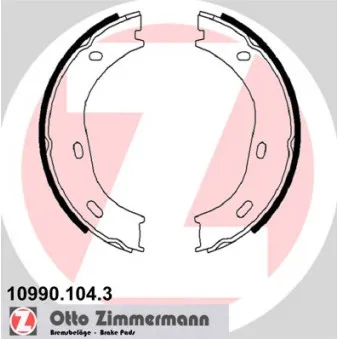 Jeu de mâchoires de frein, frein de stationnement ZIMMERMANN