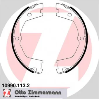 Jeu de mâchoires de frein, frein de stationnement ZIMMERMANN 10990.113.2