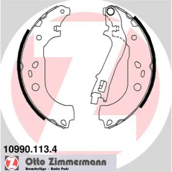 Jeu de mâchoires de frein ZIMMERMANN