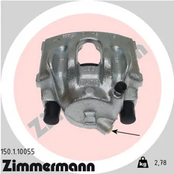 Étrier de frein avant gauche ZIMMERMANN 150.1.10055