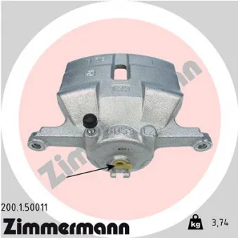 Étrier de frein avant gauche ZIMMERMANN 200.1.50011
