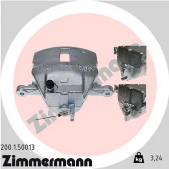 Étrier de frein avant gauche ZIMMERMANN 200.1.50013