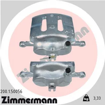 Étrier de frein avant gauche ZIMMERMANN 200.1.50056