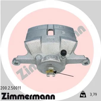 Étrier de frein avant droit ZIMMERMANN 200.2.50011