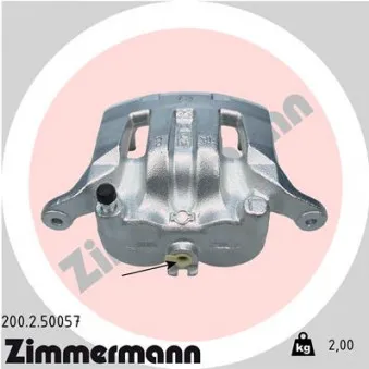 Étrier de frein avant droit ZIMMERMANN 200.2.50057