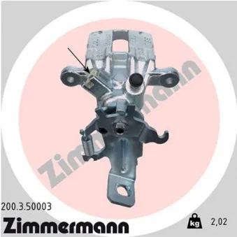 Étrier de frein arrière gauche ZIMMERMANN 200.3.50003