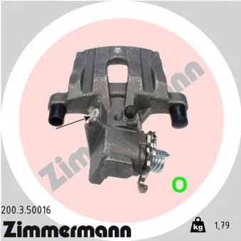 Étrier de frein arrière gauche ZIMMERMANN 200.3.50016