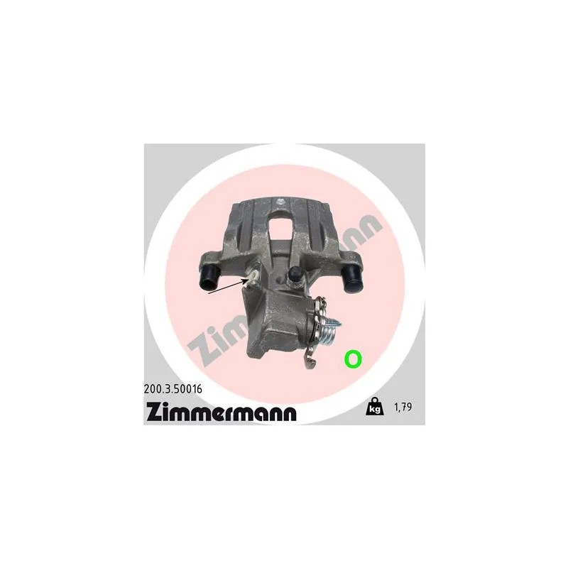 Étrier de frein arrière gauche ZIMMERMANN 200.3.50016