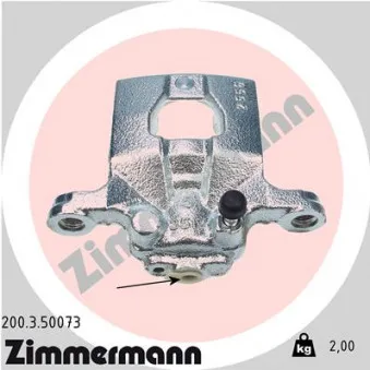 Étrier de frein arrière gauche ZIMMERMANN 200.3.50073