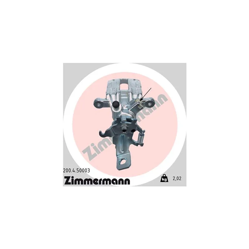 Étrier de frein arrière droit ZIMMERMANN 200.4.50003