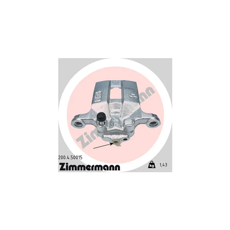 Étrier de frein arrière droit ZIMMERMANN 200.4.50015
