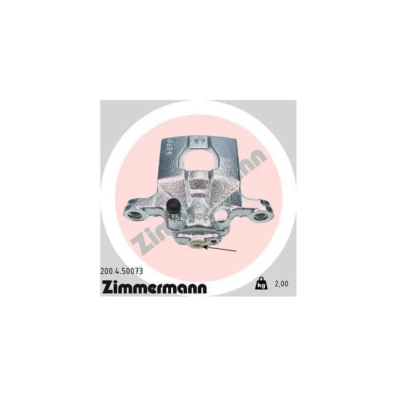 Étrier de frein arrière droit ZIMMERMANN 200.4.50073