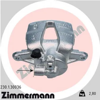 Étrier de frein avant gauche ZIMMERMANN 230.1.30036