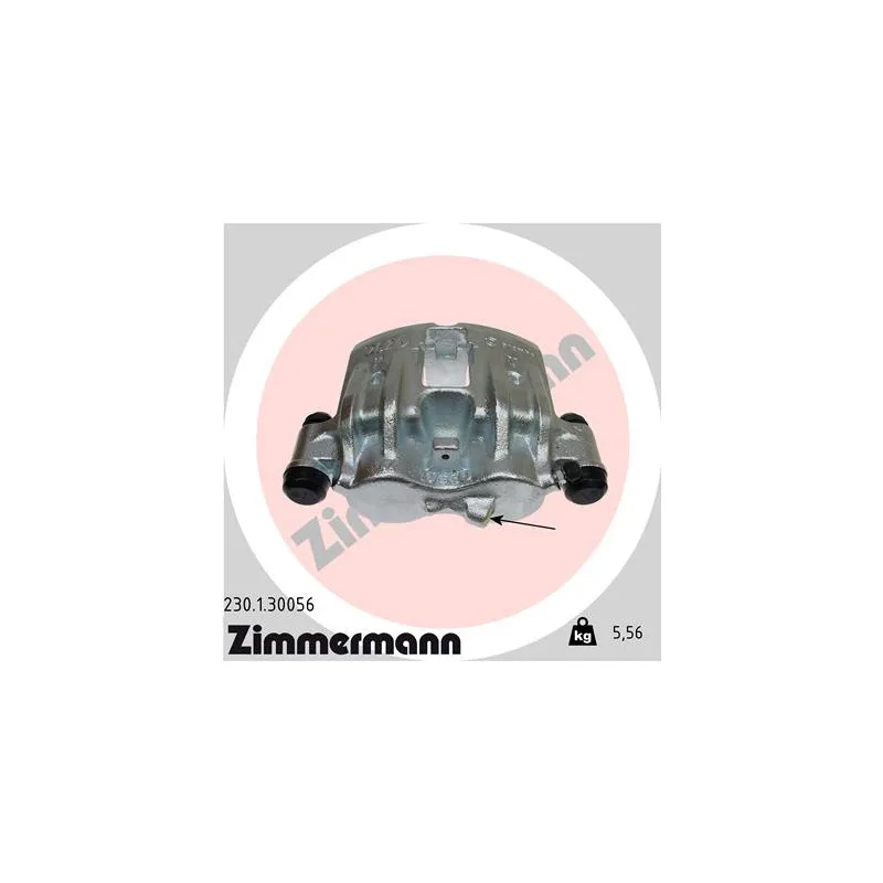Étrier de frein avant gauche ZIMMERMANN 230.1.30056