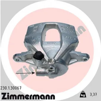 Étrier de frein avant gauche ZIMMERMANN 230.1.30067