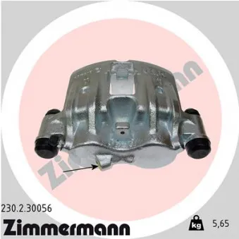 Étrier de frein avant droit ZIMMERMANN 230.2.30056
