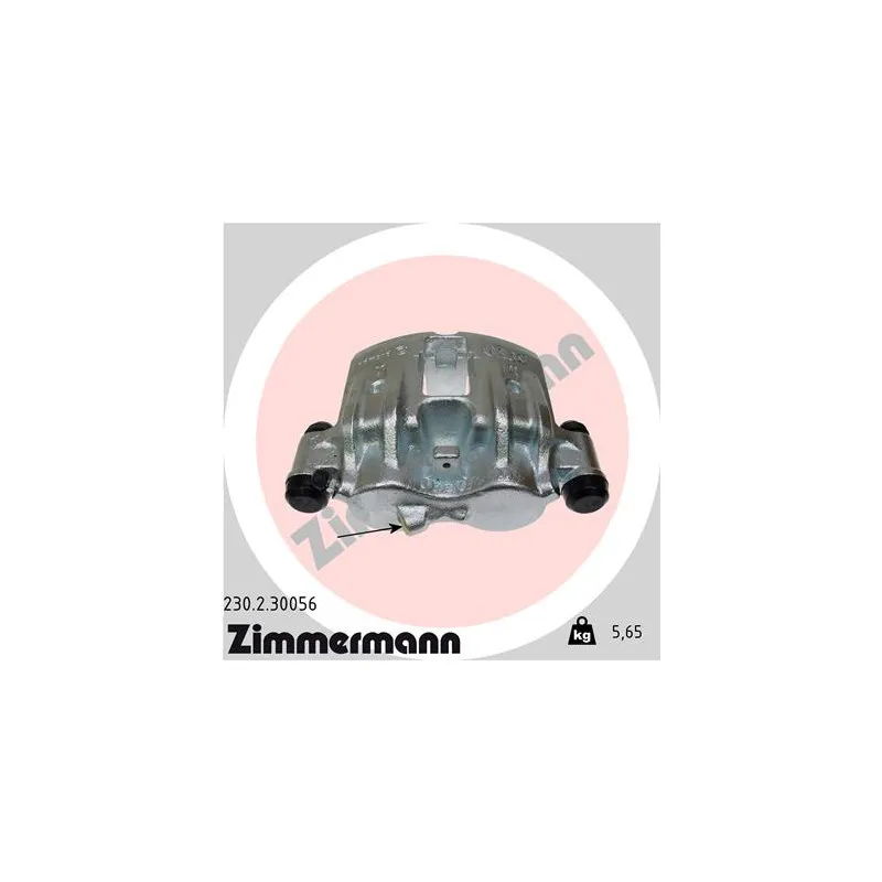 Étrier de frein avant droit ZIMMERMANN 230.2.30056