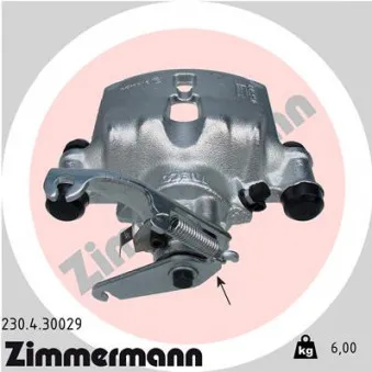 Étrier de frein arrière droit ZIMMERMANN 230.4.30029