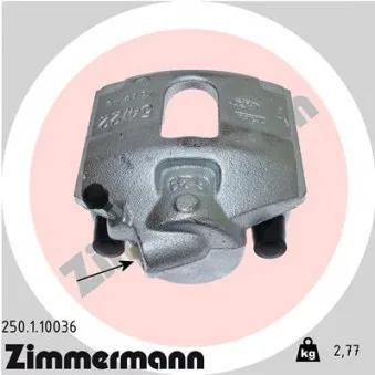 Étrier de frein avant gauche ZIMMERMANN 250.1.10036
