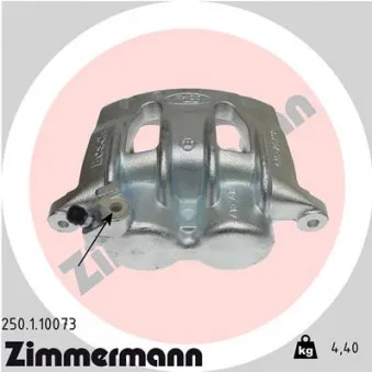 Étrier de frein avant gauche ZIMMERMANN 250.1.10073