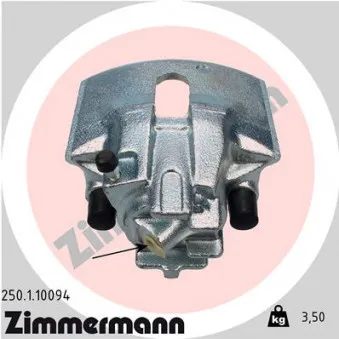 Étrier de frein avant gauche ZIMMERMANN 250.1.10094