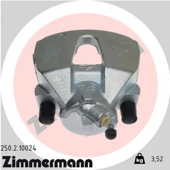 Étrier de frein avant droit ZIMMERMANN 250.2.10024