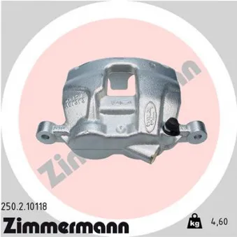 Étrier de frein avant droit ZIMMERMANN 250.2.10118