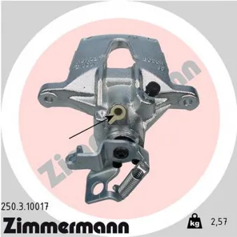 Étrier de frein arrière gauche ZIMMERMANN 250.3.10017