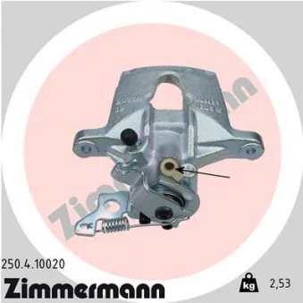Étrier de frein arrière droit ZIMMERMANN 250.4.10020