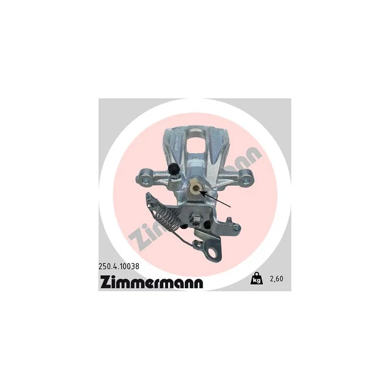 Étrier de frein arrière droit ZIMMERMANN 250.4.10038