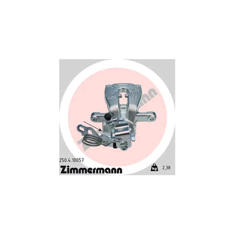 Étrier de frein arrière droit ZIMMERMANN 250.4.10057