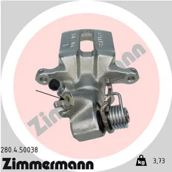 Étrier de frein arrière droit ZIMMERMANN 280.4.50038