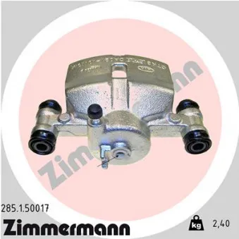 Étrier de frein avant gauche ZIMMERMANN 285.1.50017