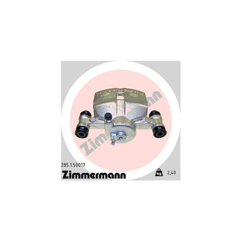 Étrier de frein avant gauche ZIMMERMANN 285.1.50017