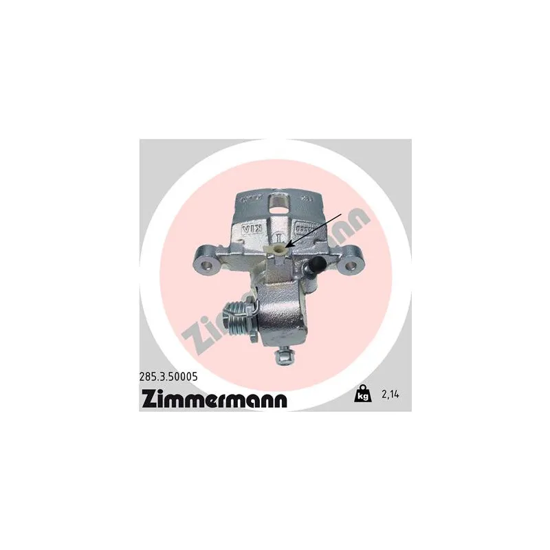 Étrier de frein arrière gauche ZIMMERMANN 285.3.50005