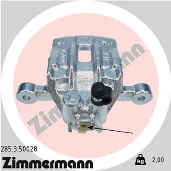 Étrier de frein arrière gauche ZIMMERMANN 285.3.50028