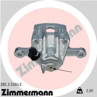 Étrier de frein arrière gauche ZIMMERMANN 285.3.50043