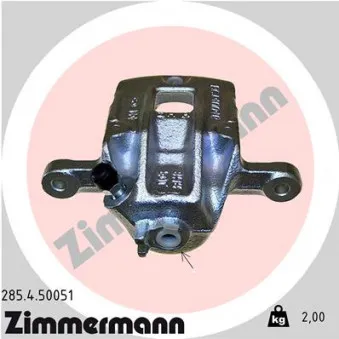 Étrier de frein arrière droit ZIMMERMANN 285.4.50051