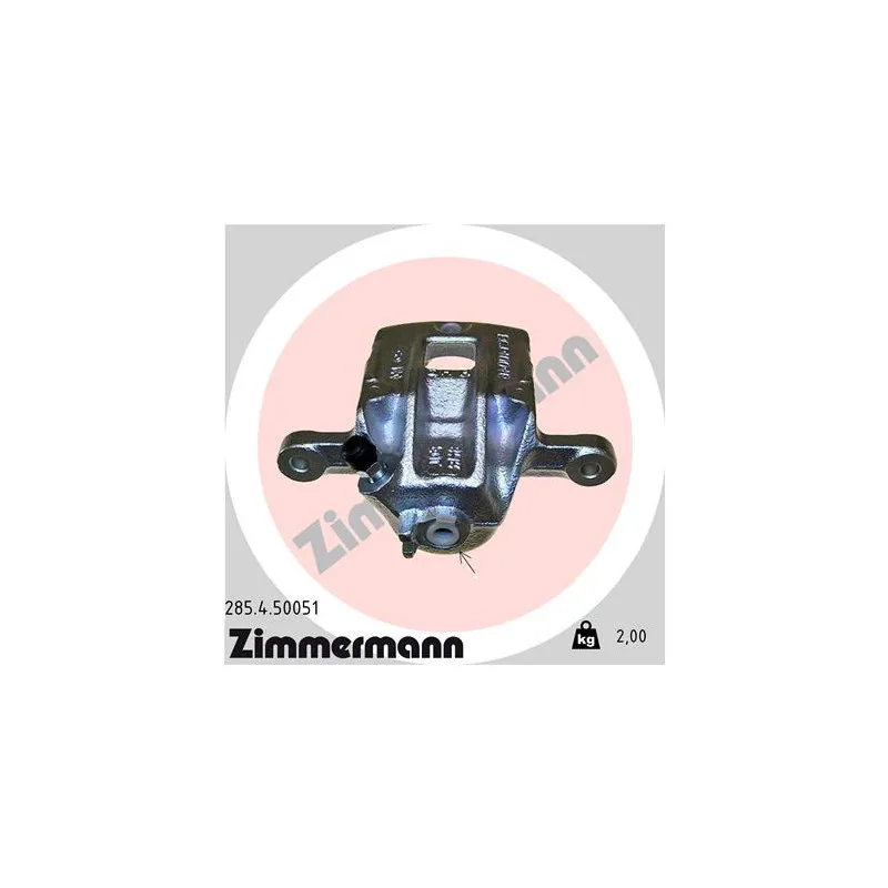 Étrier de frein arrière droit ZIMMERMANN 285.4.50051