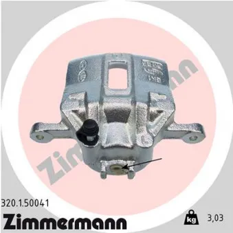 Étrier de frein avant gauche ZIMMERMANN 320.1.50041