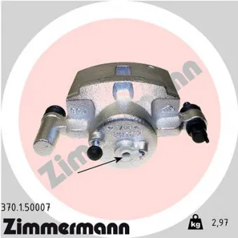 Étrier de frein avant gauche ZIMMERMANN 370.1.50007