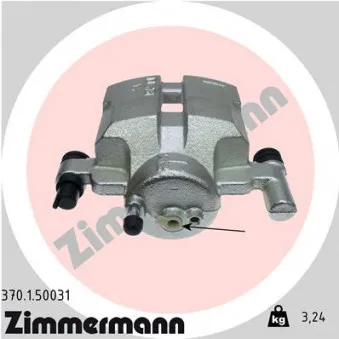 Étrier de frein avant gauche ZIMMERMANN 370.1.50031