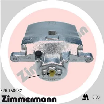 Étrier de frein avant gauche ZIMMERMANN 370.1.50032