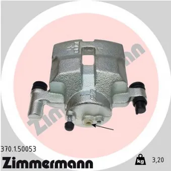 Étrier de frein avant gauche ZIMMERMANN 370.1.50053