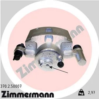 Étrier de frein avant droit ZIMMERMANN 370.2.50007