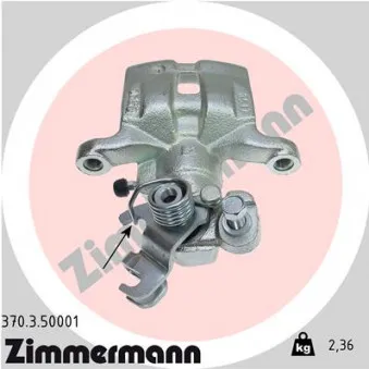 Étrier de frein arrière gauche ZIMMERMANN 370.3.50001