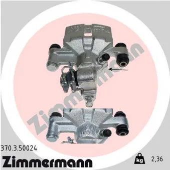 Étrier de frein arrière gauche ZIMMERMANN 370.3.50024