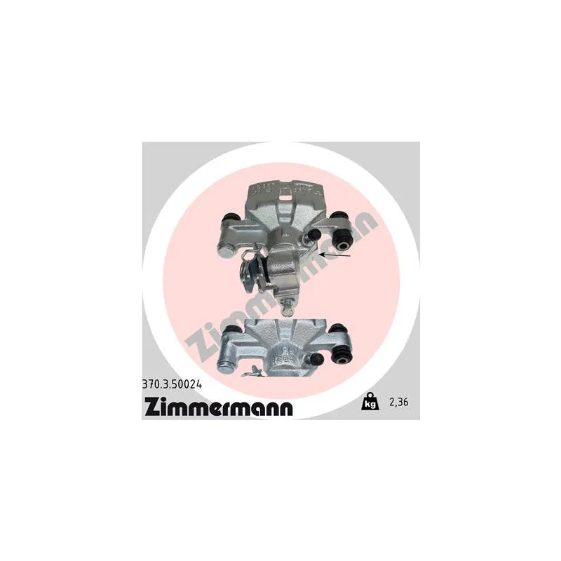 Étrier de frein arrière gauche ZIMMERMANN 370.3.50024