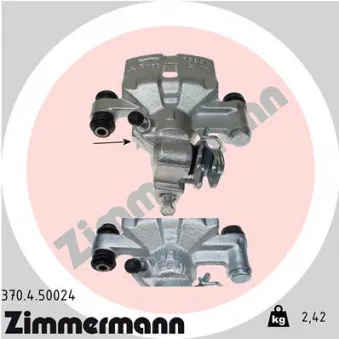 Étrier de frein arrière droit ZIMMERMANN 370.4.50024
