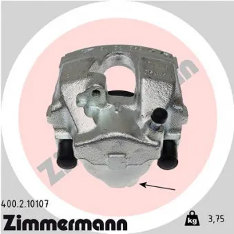 Étrier de frein avant droit ZIMMERMANN 400.2.10107